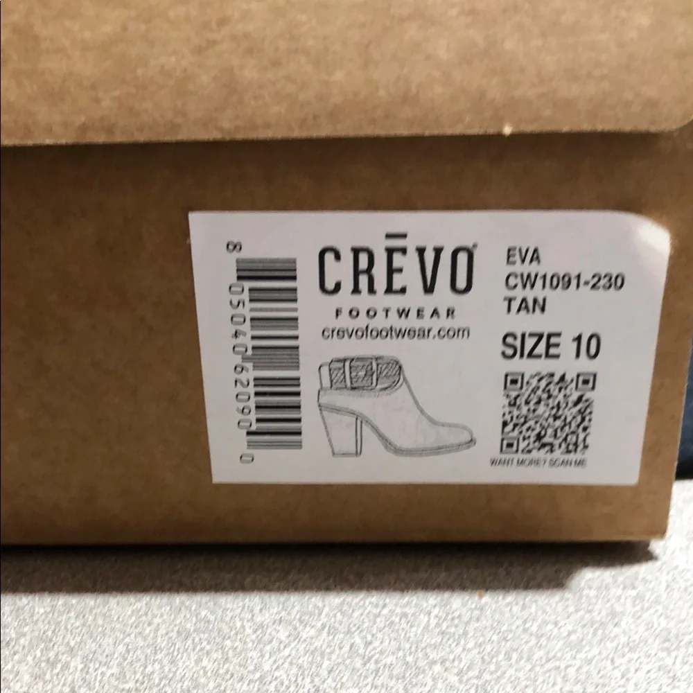 New Crevo Camel Tan Buckle Heeled Mules Sz. 10 - Picture 3 of 8